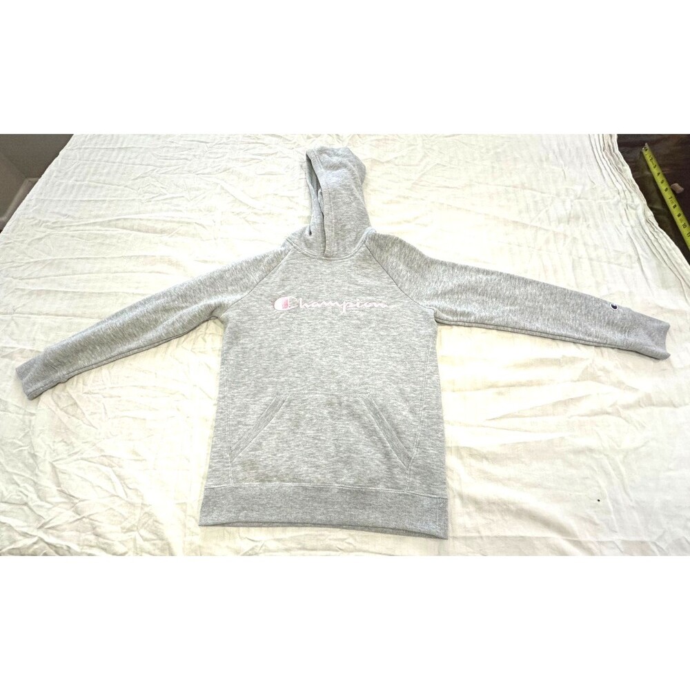 CHAMPION GIRLS HOODED HOODIE SIZE M